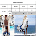 Pikkukuva 3 / 3: Naisten Boho Cover Up -bikinit uimahousut Beach Maxi pitkä mekko