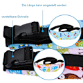 Miniatyrbild 2 av 4: 2-pack justerbar barnstol Sova nackstödsremmar