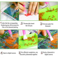 Miniatyrbillede 4 af 4: Ice Fire fodbold DIY diamantmaleri (40*40)