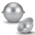 Halvsfärisk kakform i aluminium, 8 cm diameter