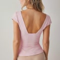 Pikkukuva 2 / 4: Yksivärinen matala, lyhythihainen casual pink XL