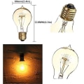 Pikkukuva 2 / 5: 6 kpl Retro Vintage 40W A19 E27 Ruuvivalonlähde E27 Cafe Bar A19 Haavoittunut 40W Volframipolttimo 220V-240V