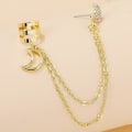 Miniatyrbillede 4 af 5: Øreringe Ear Cuff Clip Star Fashion smykker B1943 E230