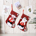 Miniatyrbillede 3 af 5: Julestrømper, Gavepose Candy Pouch Taske Temadekoration
