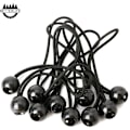 Miniatyrbillede 1 af 5: 15 cm 10 stk/pose*3 kuglehoved bungee reb telt med plast bold elastisk reb trampolin binde reb,