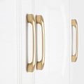 Miniatyrbilde 5 av 5: Skap garderobe gull håndtak, hjemme forbedring maskinvare håndtak, skap håndtak（192mm）