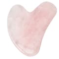 Rosa hjärtformad kristall Gua Sha-bräda för ansikte, hals och blodcirkulation
