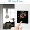 Miniatyrbilde 4 av 5: Smart termostat, elektrisk gulvvarmetermostat, 16A, WiFi，