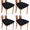 Miniatyrbild 1 av 5: Stolsöverdrag, stolsöverdrag 4 delar avtagbar spandex matsalsöverdrag Matsalsöverdrag Stretch cover