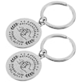 Pikkukuva 2 / 3: 2 kpl Delicate Key Ring Decor Father&#39; S-päivän avaimenperä