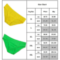 Pikkukuva 2 / 2: Miesten puuvillahousut Alusvaatteet Comfort hengittävät stringit Yellow XL