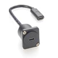 10 Gbps USB C Panelmonteringsadapter USB3.1 Typ C Hona till Hona Kabel D-Typ/XLR Panelmonterad USB C