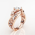 Miniatyrbilde 4 av 5: Ring Hollow Out Designet sommerfuglform Dame Forlovelsesringer Smykker For Club US 8