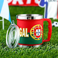 Miniatyrbilde 4 av 4: 2022 World Football Mugs Vannkopper Vinkopper Kaffekopper Portugal