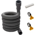 Miniatyrbillede 1 af 5: Universal afløbsslange,vaskemaskine afløbsslange,3m Universal afløbsslange,opvaskemaskine Slangeforlænger,slange Afløbsslangeforlænger