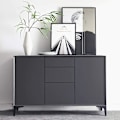 Pikkukuva 4 / 5: Mattamusta - 17cm 4kpl Sohva Trident Huonekalut Kaapin jalat Metalliset TV-kaapit Sohvapöydän jalat Modernit metalliset kolmiopöydän jalat