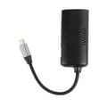Miniatyrbilde 2 av 8: 100W DC til Type C PD3.0 Hurtiglader ABS Flettet Nylon Laptop Strømadapter DC7909 Hunn til Type C