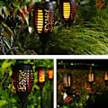 Miniatyrbilde 2 av 5: 12 LED Solar Light 54cm Flimrende Lys Utendørs Hage Dekor