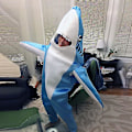 Pikkukuva 3 / 5: Shark yksiosainen puku roolipeli puku lava Halloween 120