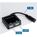 Miniatyrbilde 4 av 5: Polykrystallinsk solcellepanel -20W fleksibel polykrystallinsk solcellepanel dobbel USB solcellelader