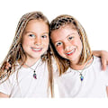 Pikkukuva 5 / 5: 4 kpl/ set Bff kaulakorut ja rannekorut Parhaat ystävät Half Heart Pendant Chain Kaulakorut Half Heart Friendship set