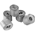 Miniatyrbillede 1 af 5: 6 ruller 0,6 mm fiskeblødt blylag Rulletapevaske Clipgrej Fiskeudstyr