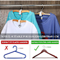 Miniatyrbillede 5 af 5: 50 styks tøjbøjlekonnektorkroge Tilslutningsbøjleclips Pladsbesparende bøjlestik Mini Cascading Hanger forlængerclips Hvid