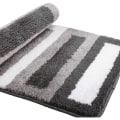 Miniatyrbilde 2 av 5: Sklisikker badematte Kjøkkenteppe Myk baderomsmatte myk dusjmatte i mikrofiber, hurtigtørkende, vannabsorberende, maskinvask