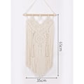 Miniatyrbild 4 av 5: Macrame Vägghängande Chic Drivved Vävd Gobeläng Väggdekor Sovrum Indie Lägenhet Sovrumspresenter Balkongdekoration，