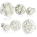 Miniatyrbillede 1 af 5: 6 Stk Fondant Cookie Cutter Snefnug Cookie Cutter Kage dekoration