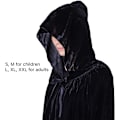 Miniatyrbillede 2 af 3: Halloween Cape Sort M Str