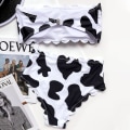 Pikkukuva 2 / 4: Naisten Boho-pehmustetut Push Up -rintaliivit, bikinisetti , set M