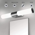 Miniatyrbilde 1 av 5: 40cm 16W Sølv Hvit Highlight Light Baderom Vegg Led Speil Front Light LED Soverom Vegglampe For Makeup, for baderom