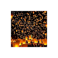 Miniatyrbillede 4 af 5: Ønske Dekorativ Lampe Hvid Oval Flammehæmmende Reb Kongming Lampe (10 Lamper),