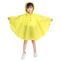 Miniatyrbilde 2 av 5: Rain Poncho hettejakke for barn Regnfrakk-størrelse, fargemyellow yellow M