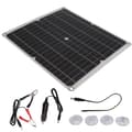 25W Foldbart Monokrystallinsk Solpanel Kit USB Bærbar Udendørs Oplader til Telefoner Laptops