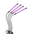 INF Växtlampa / Växtbelysning med 4 Flexibla LED-rör, 1-pack