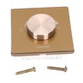 50W Lydstyrkeknap Aluminiumlegeringsramme 5 Position Konstant Modstand Tuning Switch Vægmontering