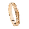 Miniatyrbillede 1 af 5: Kvinder Ring Rose Rhinestones Smykker Sparkling Bright Luster Finger Ring til bryllup US 9
