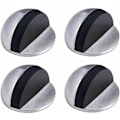 Miniatyrbilde 1 av 5: Dørstopper, dørstopper i rustfritt stål, selvklebende dørstopper, gulvdørstopper, gummidørstopper, Half Moon Do