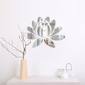 Miniatyrbild 2 av 5: Lotus Väggdekal Akrylspegel Blomma Peel and Stick Väggdekaler Väggdekor Väggmålningar för sovrum Badrum Vardagsrum