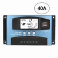 Solpanelregulator 40A MPPT för 12V 24V med LCD-display