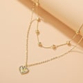 Pikkukuva 4 / 5: Kaulakoru Heart Metallic Element Muotikorut B1523 N2203-5