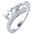 Miniatyrbilde 1 av 4: Mote Zircon Innlagt Hul Mor Brev Finger Band Ring Mødre&#39; Dagsgaver US 9