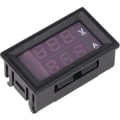 Miniatyrbilde 1 av 3: DC0-100V LED DC dual display digital strøm og digital voltmeter, 1A, rød + rød