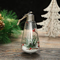 Miniatyrbilde 4 av 5: Klare LED-julekuler som henger til juletre, bryllupsfest, bursdag