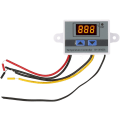 Miniatyrbilde 3 av 5: 12v temperaturkontroller dobbel LED digital skjerm smart termostat mikro temperaturkontrollkort