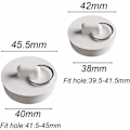 Miniatyrbillede 3 af 5: 6 stk A-type hvid gummi + B-type hvid gummi + C-type hvid gummi + D-type hvid gummi + E-type hvid gummi + F-typ