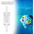 Miniatyrbillede 4 af 5: 10 stk. Akvarieluftpumpe kontraventiler Envejskontraventil Akvariumfisketank Iltluftpumpekontraventil, hvid，Fonepro