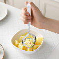 Miniatyrbilde 2 av 2: Potetpresser Rustfritt stål Ricer Puree Juice Maker Presset potetpresser Glatt potetmos Knuser Hjem Kjøkkenverktøy